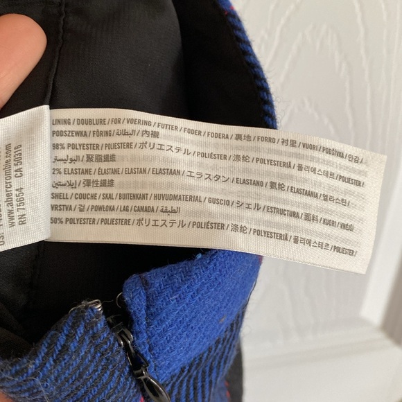 Abercrombie & Fitch Wool-Blend Plaid Mini Skirt - Picture 5 of 6